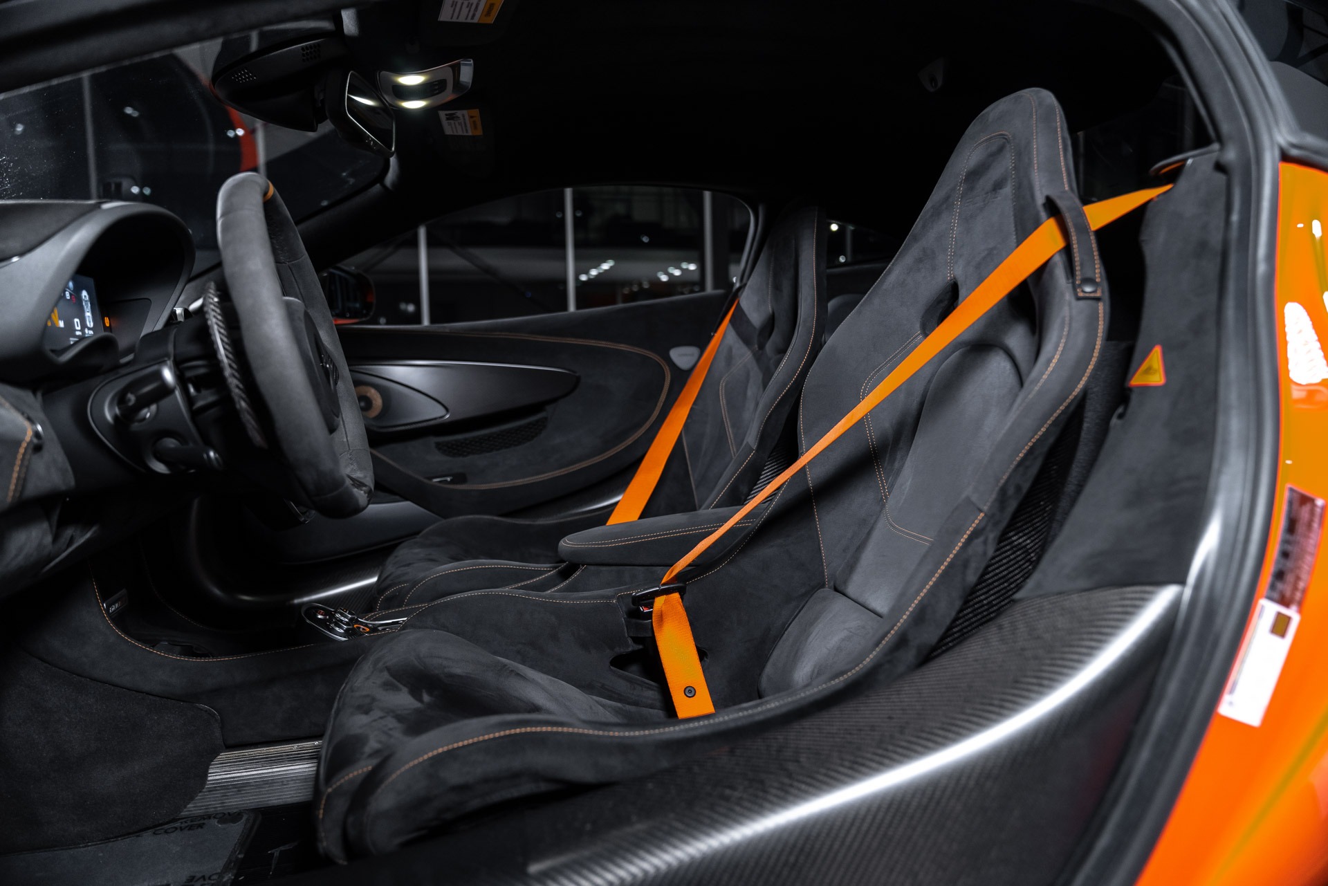 Used 2019 McLaren 600LT Coupe MSO Helios Orange! MSO Carbon Fiber 