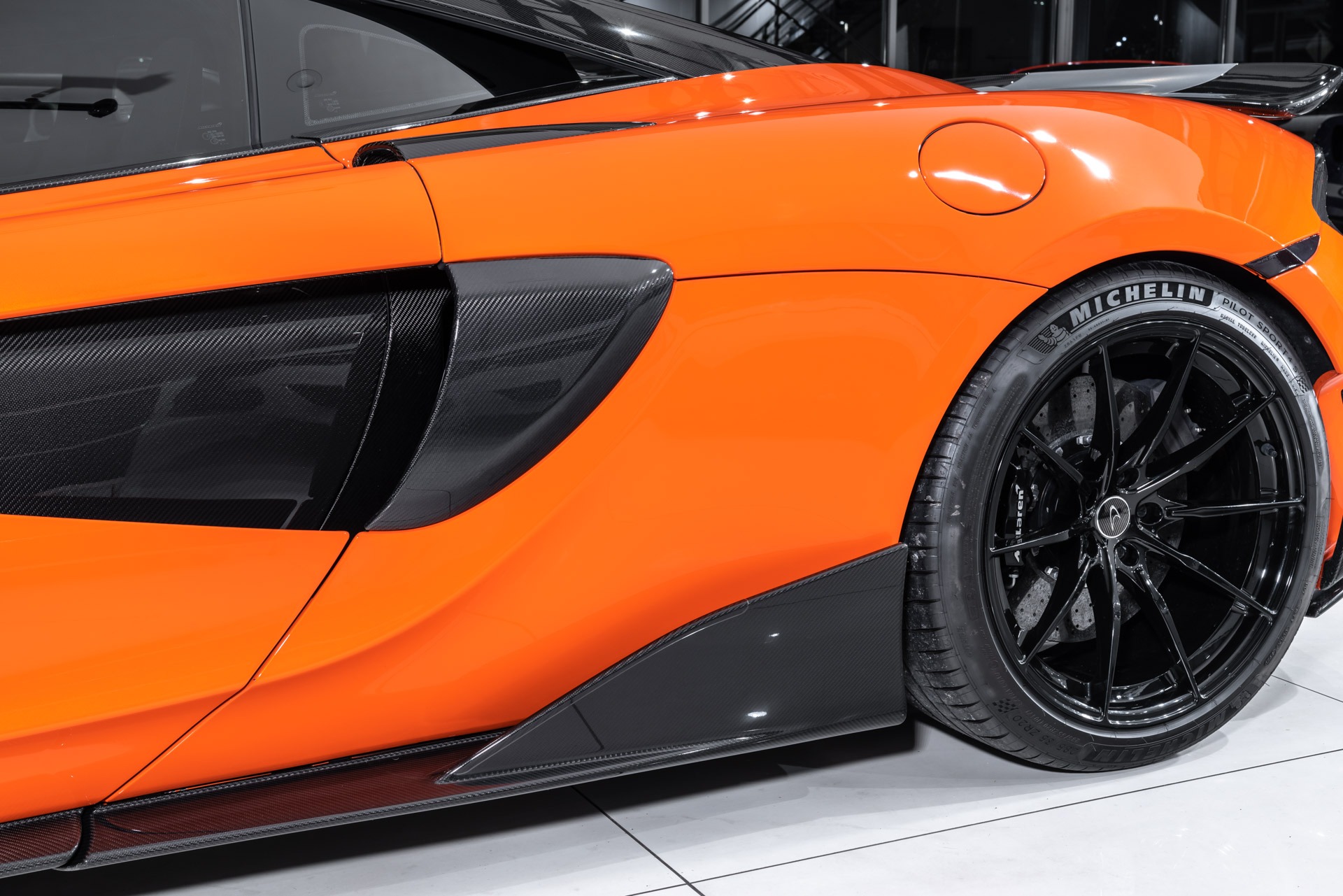 Used 2019 McLaren 600LT Coupe MSO Helios Orange! MSO Carbon Fiber 