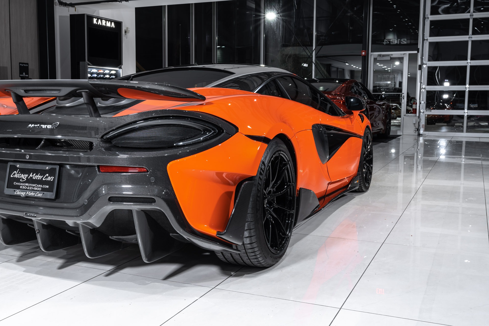 Used 2019 McLaren 600LT Coupe MSO Helios Orange! MSO Carbon Fiber 