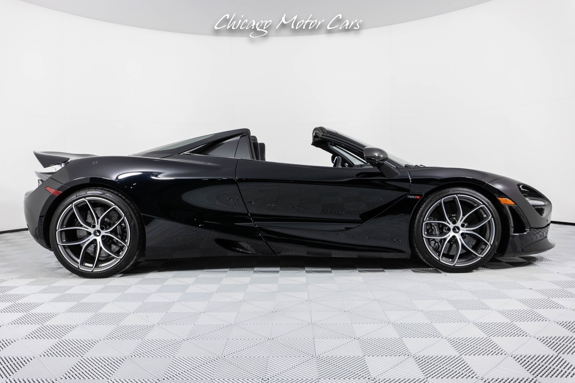Used 2020 McLaren 720S PERFORMANCE SPIDER RARE MSO BOREALIS BLACK