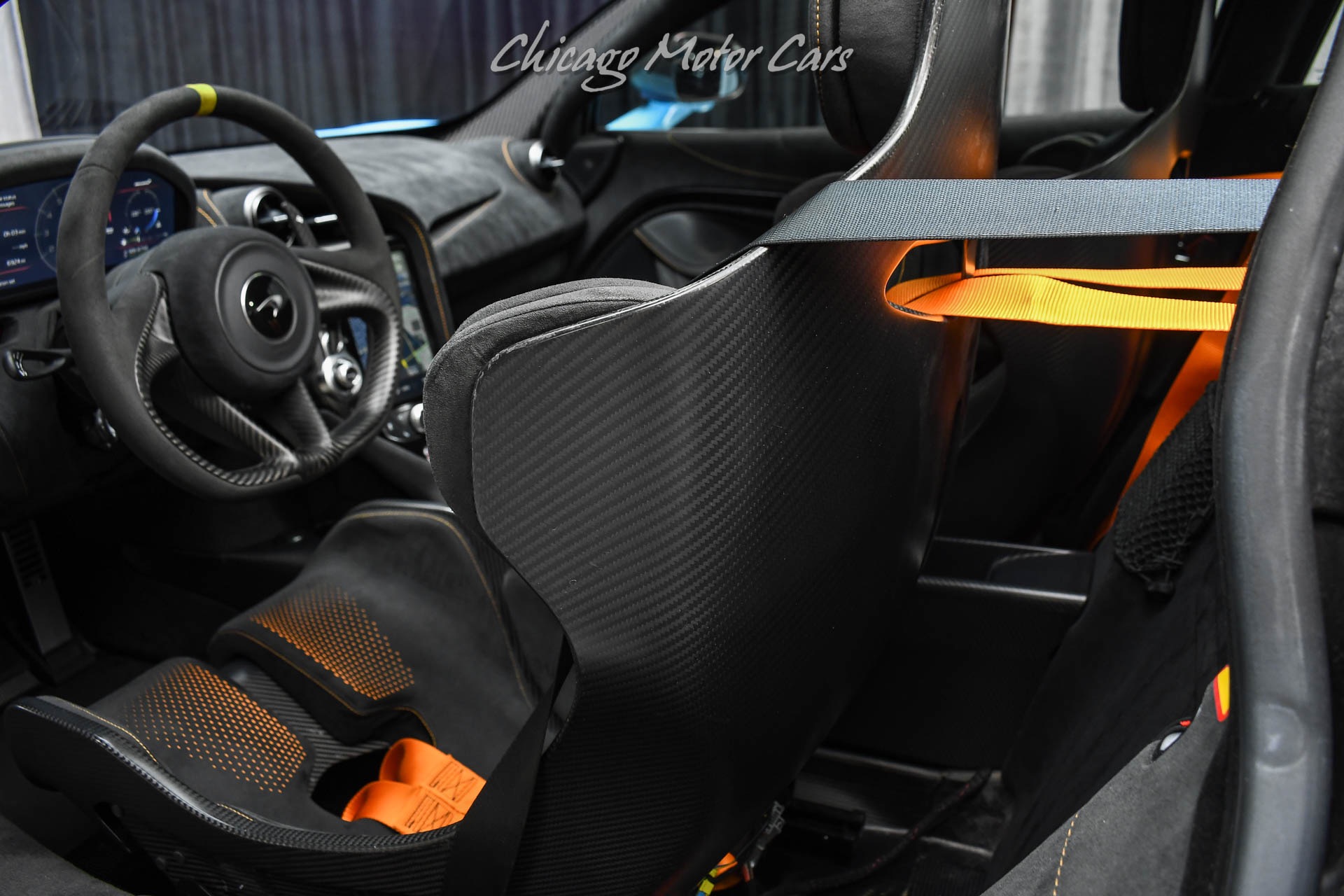 Used 2021 McLaren 765LT Curacao Blue! Harness Bar! Carbon FIber