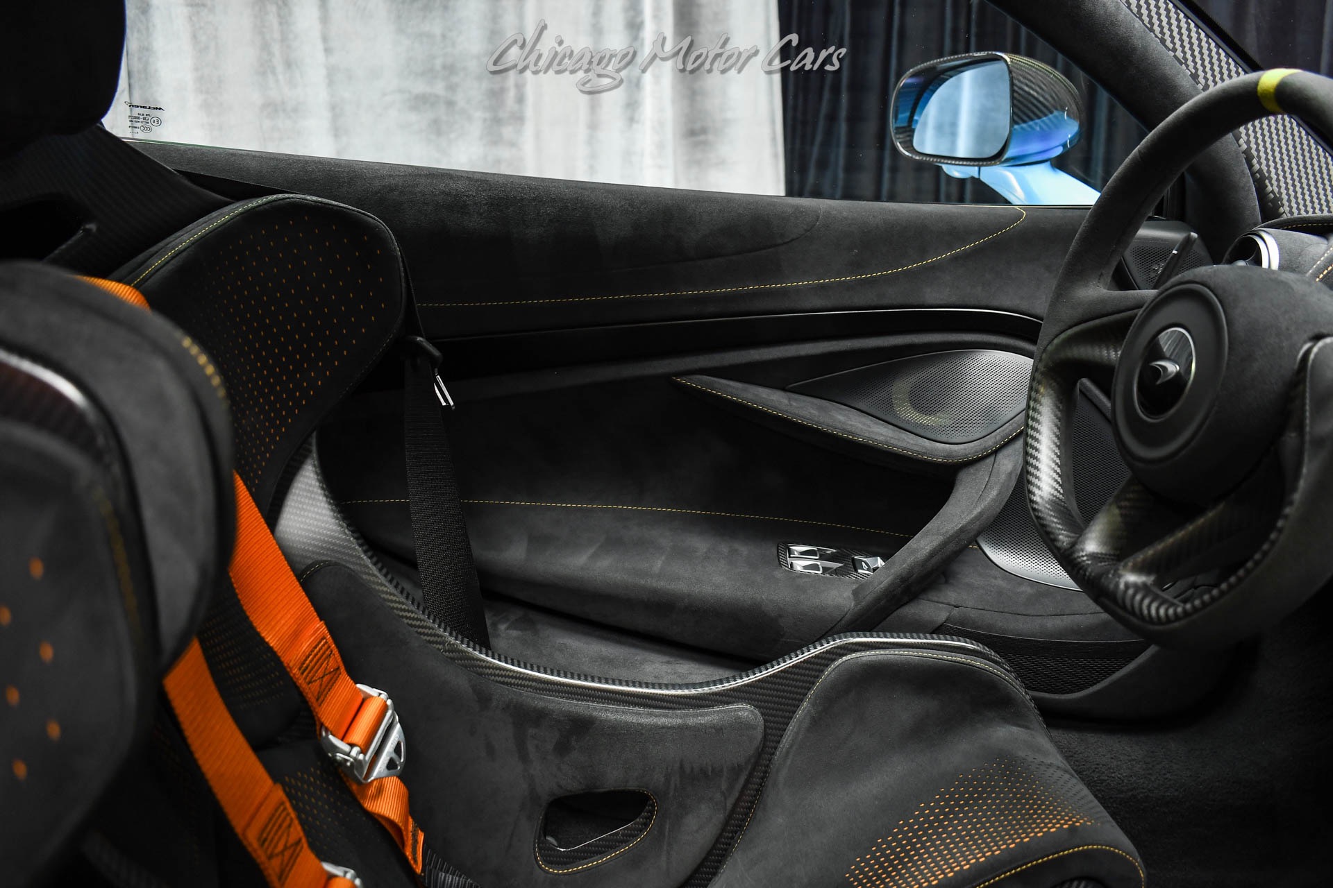 Used 2021 McLaren 765LT Curacao Blue! Harness Bar! Carbon FIber
