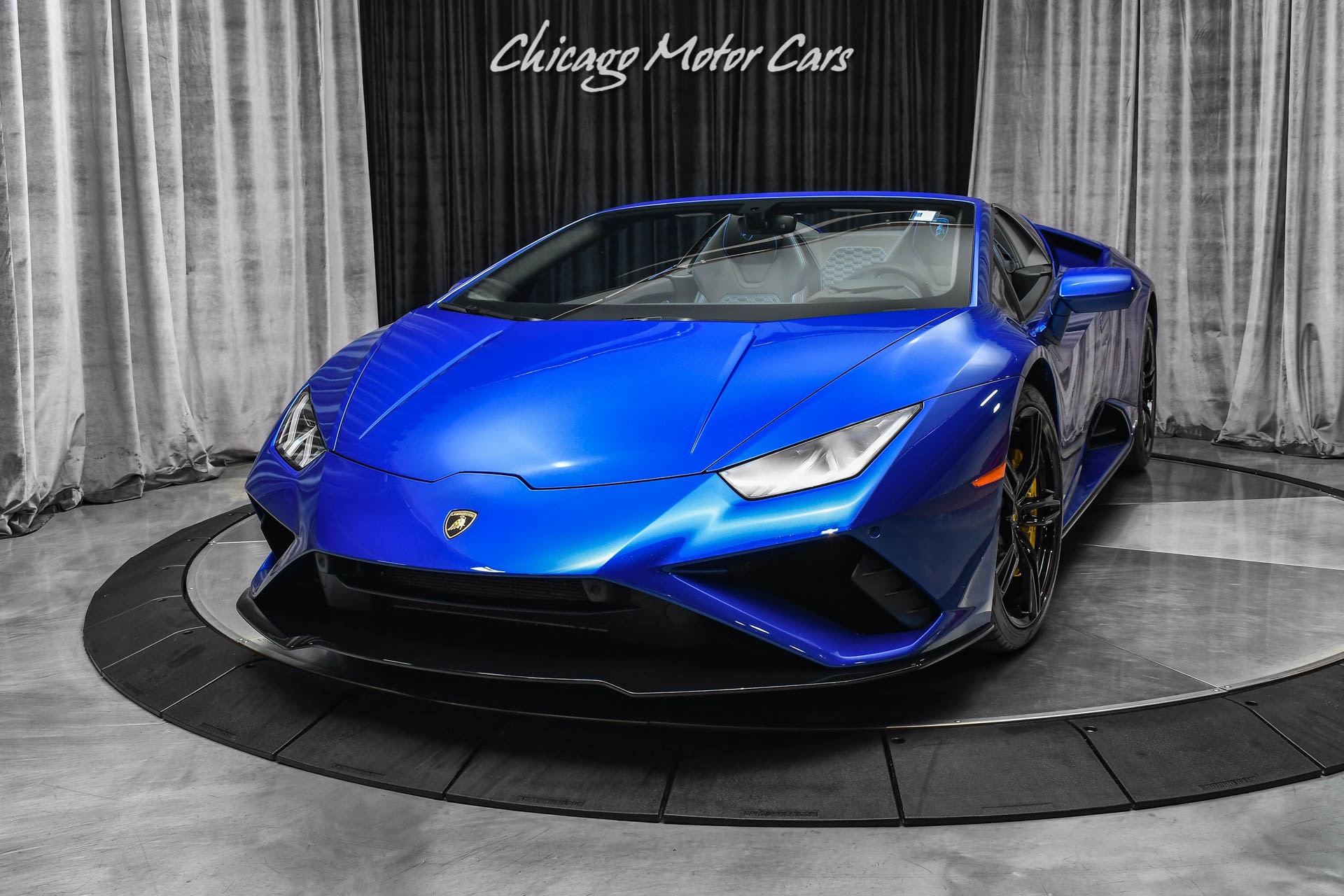 Used 2021 Lamborghini Huracan EVO Spyder Stunning Blu