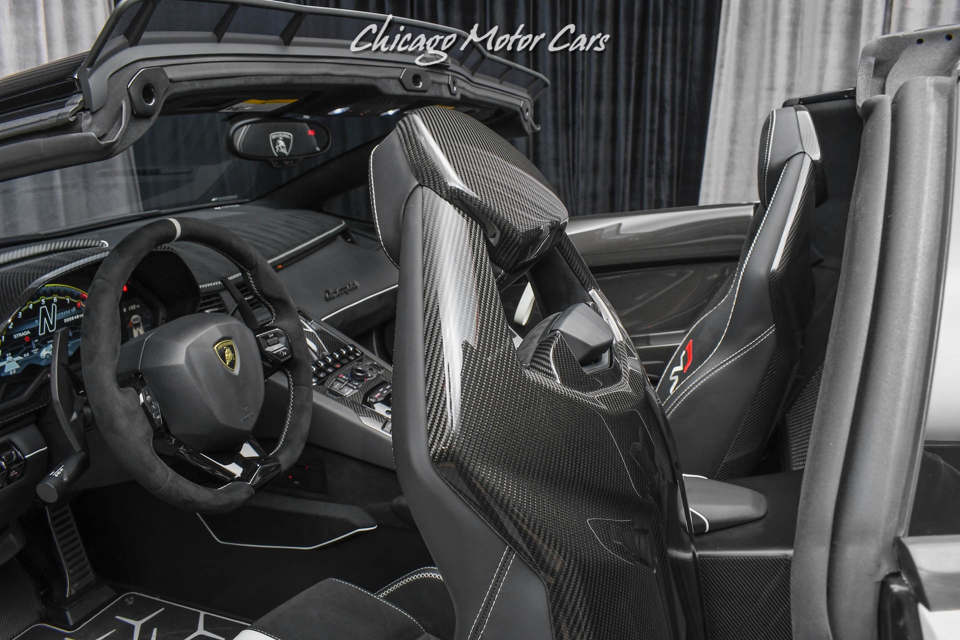 Lamborghini Aventador Interior Black