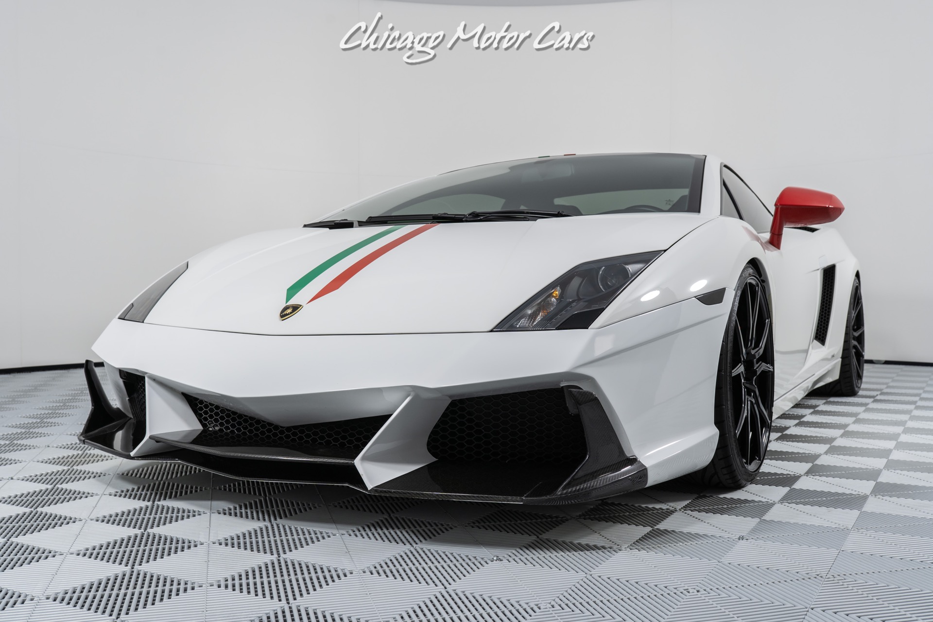 White Lamborghini Gallardo Rear