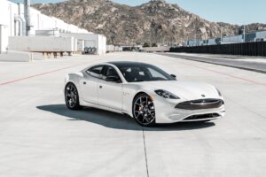Southern California-based automaker Karma Automotive today announced the creation of three custom GS-6 vehicle variants with unique tactile branding themes and performance upgrades to commemorate the initial production run of its 2021 GS-6 extended range electric vehicle. California Design Theme These GS-6 sedans pay homage to the state of California, where Karma’s vehicles are designed and produced. The customized vehicles highlight Karma’s new brand positioning and pricing model – one that will provide personalized vehicle options as the company expands its lineup to include the GS-6 Series, the Revero GT® and future product offerings yet to be announced. Each 2021 GS-6 Special Edition vehicle was designed by Karma’s design staff in Irvine, California and assembled at Karma’s Innovation and Customization Center (KICC) – the company’s production facility in Moreno Valley. Each special edition sedan features a combination of custom badging and color combinations from the Karma Design staff. Performance Modifications The special edition vehicles will also have various performance modifications which will enhance the driving experience. Upgraded motors with higher copper content used to increase the amperage will work to boost the top speed to an electronically-limited 135 miles per hour and decrease their 0-60 times to sub-four seconds. Torque vectoring is employed to selectively redistribute power to the wheels providing optimal hold, making for a fast and effectively balanced system. The vehicle’s advanced user interface/ user experience (UI/UX) system integrates special “Launch” and “Track” modes to sharpen the vehicle’s handling dynamics. The system monitors and displays the driver’s performance statistics and diagnostics via digital gauge clusters and images for immediate feedback. “These special edition vehicles are a great way to kick off sales for our new GS-6 lineup,” says Karma’s VP of Sales and Customer Experience, Joost de Vries. “Each color expresses the vibrance of the California lifestyle where they were created, and the performance modifications encourages driver interaction for a heightened sensory experience.” The custom 2021 GS-6 special editions are available for sale at select dealers. CALIFORNIA RIVIERA LA SUN YOSEMITE GROVE Exterior Paint One-off, Karma Riviera Blue One-off, Karma Hollywood White On-off, Karma Yosemite Green Wheels 22” Forged Spur Refinished in Metallic Lunar Grey 22” Dune Twist Midnight Chrome HRE S200H High Gloss Black Brake Calipers Riviera Blue Burnt Orange Yellow Interior Color Palette “Ventura” Grey with Blue & Brown Accents “Pebble Beach” Grey with Brown Accents “Imperial Dune” Brown with Dark Brown Accents Exterior Trim Black Out Package Black Out Package Black Out Package Interior Trim Custom Forged Carbon Fiber Custom Open Pore Flat Cut Red Elm Wood Custom Flat Cut, Open Pore Lace Oak Wood